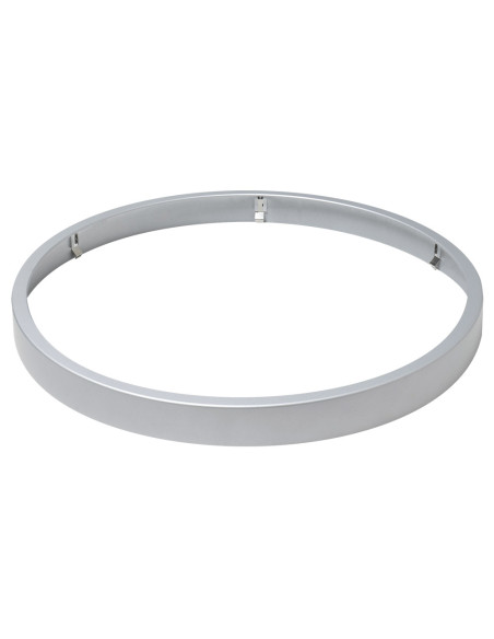 Aro para plafón led superficie circular ø410mm plata