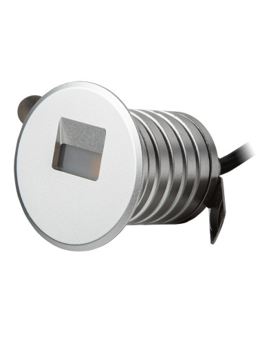 Empotrable suelo led exterior medio baliza ip67 1w 3000k circular ø38x49mm