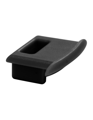 Tapa para perfil empotrar alto lpem04b negro