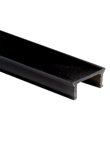 Difusor negro esquina para perfil lpy4624 3 metros 3000x46x24mm