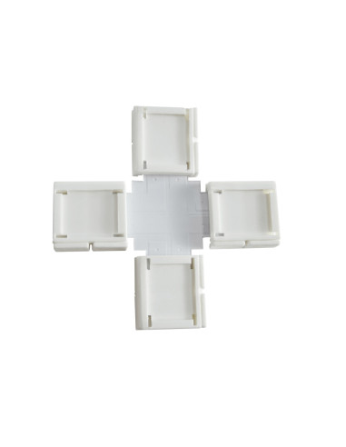 Conector rápido  forma +  2 pin tira led 5050 ip20 mono