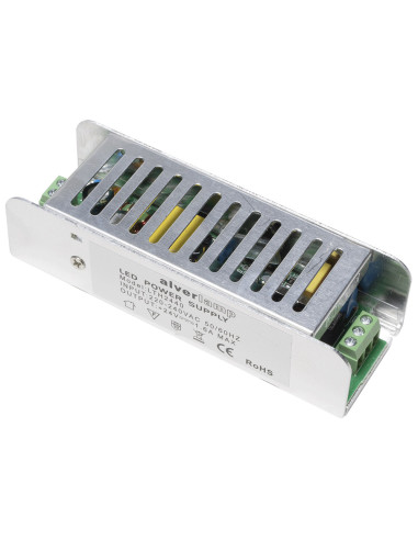 Fuente de alimentación para tira led 24v 40w ip20