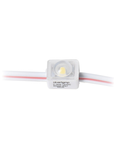 Módulo led 1 óptica 12v ip67 6000k  100 pcs bolsa 