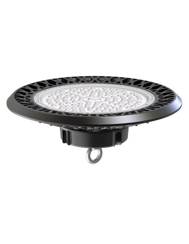 Campana led industrial 300w 4000k óptica 90 grados