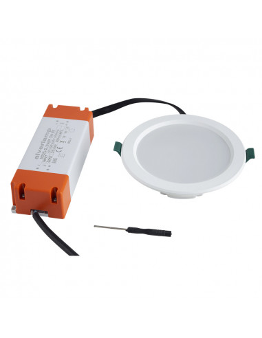 Downlight para empotrar redondo 120 grados RGB+W wifi ip20