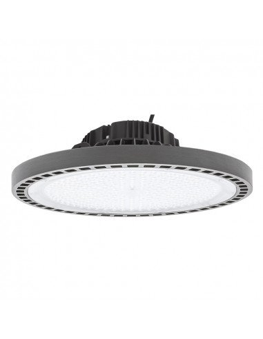 Campana led industrial 100w óptica 90 grados ip65 Ø260 x h100