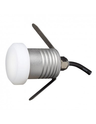 Empotrable suelo led exterior medio plástico ip67 1w circular ø36x54mm