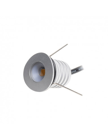 Empotrable suelo led exterior mini barandilla ip67 1w circular ø25x25mm