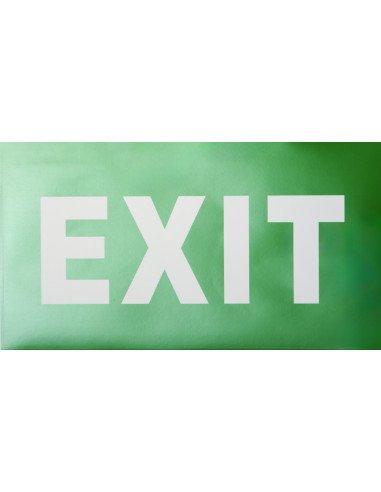 Etiqueta salida "EXIT" para LEMC1803A